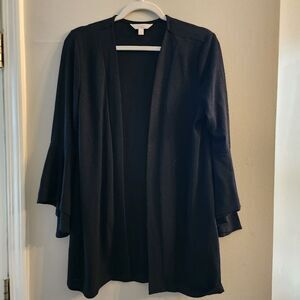 LC Lauren Conrad Black BELL SLEEVE Cardigan